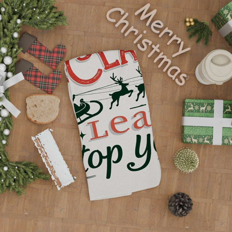 Christmas Kitchen Towel 18x66cm Soft Festive Merry Christmas Wintertime