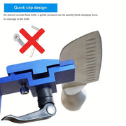 Manual Fixed Angle Knife Sharpener with Adjustable Clamping and Diamond Edge
