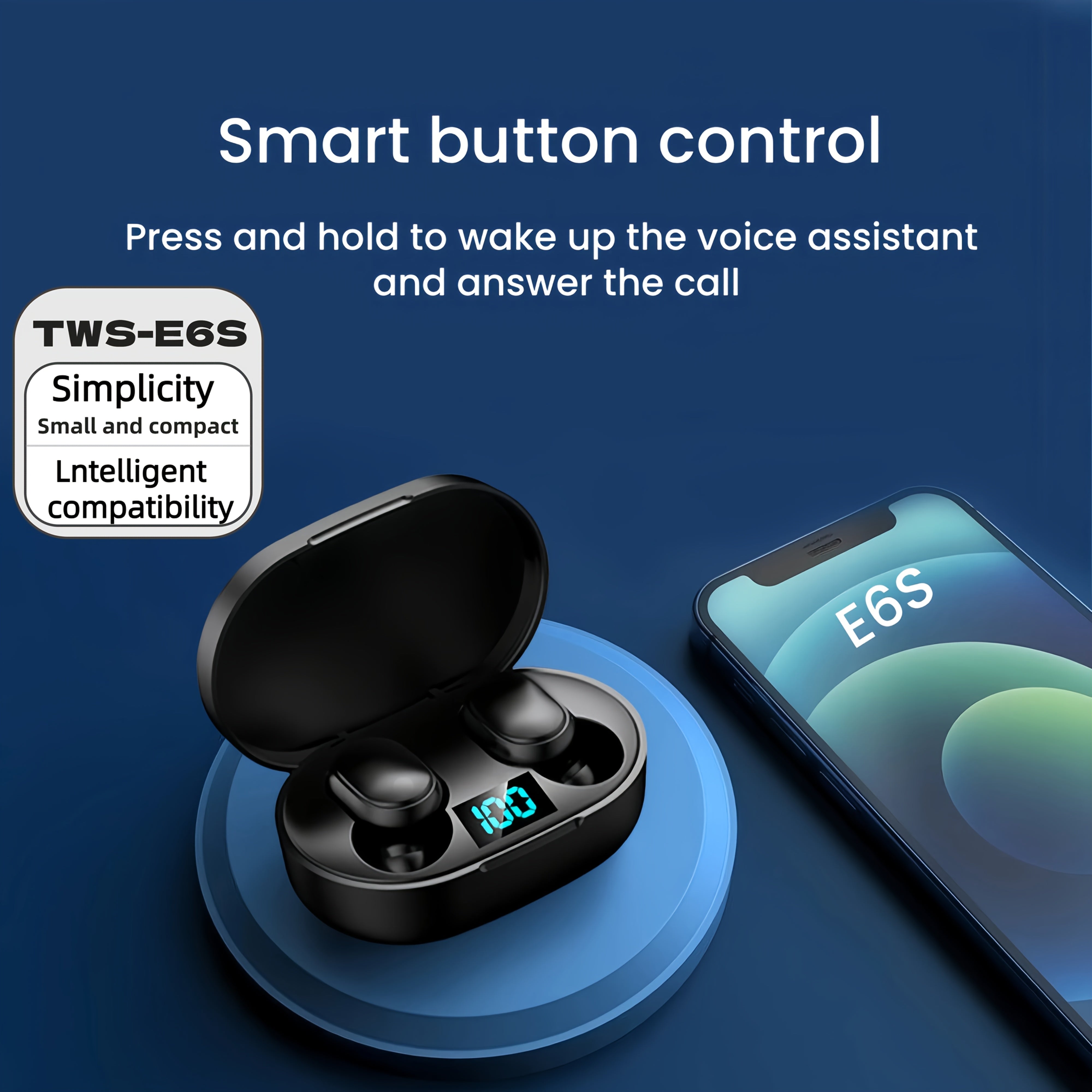 Wireless In-Ear Earbuds with Active Noise Cancellation HD Calls and Wireless Charging