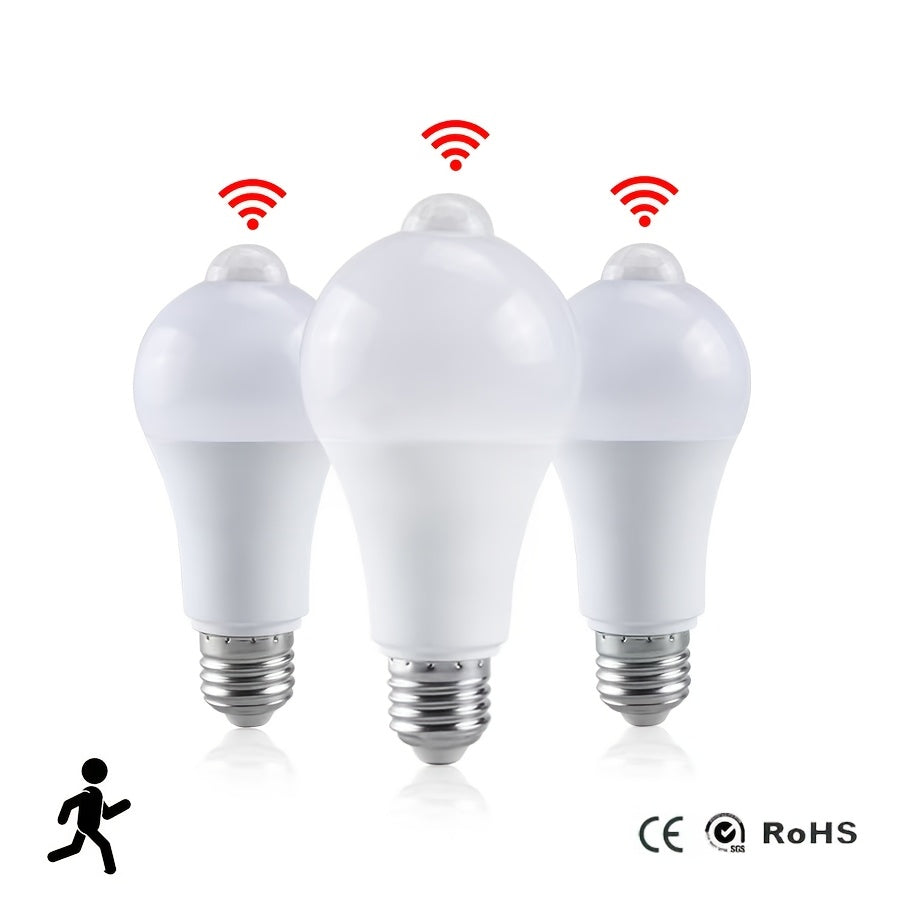 LED Motion Sensor Light Bulb for Human Body Movement E26/E27 Indoor 85-265V