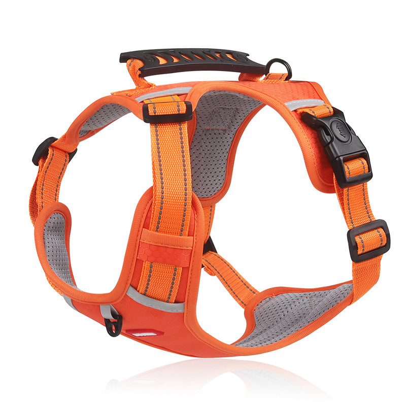 Adjustable No-Pull Pet Harness for Dogs and Cats with Easy Control Handle and Comfortable Fit