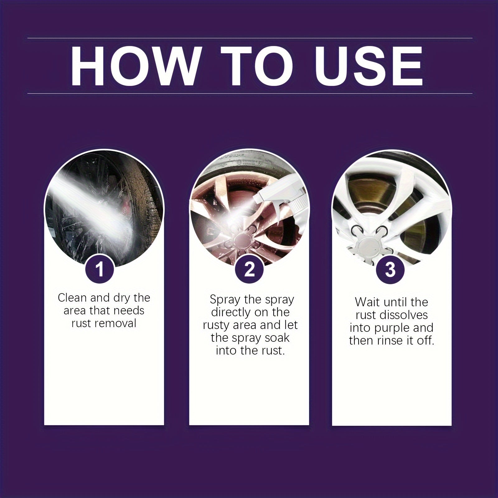 Rust Remover Spray for Cars and Metal Items, 100ml, Non-Electric, Rust Protection