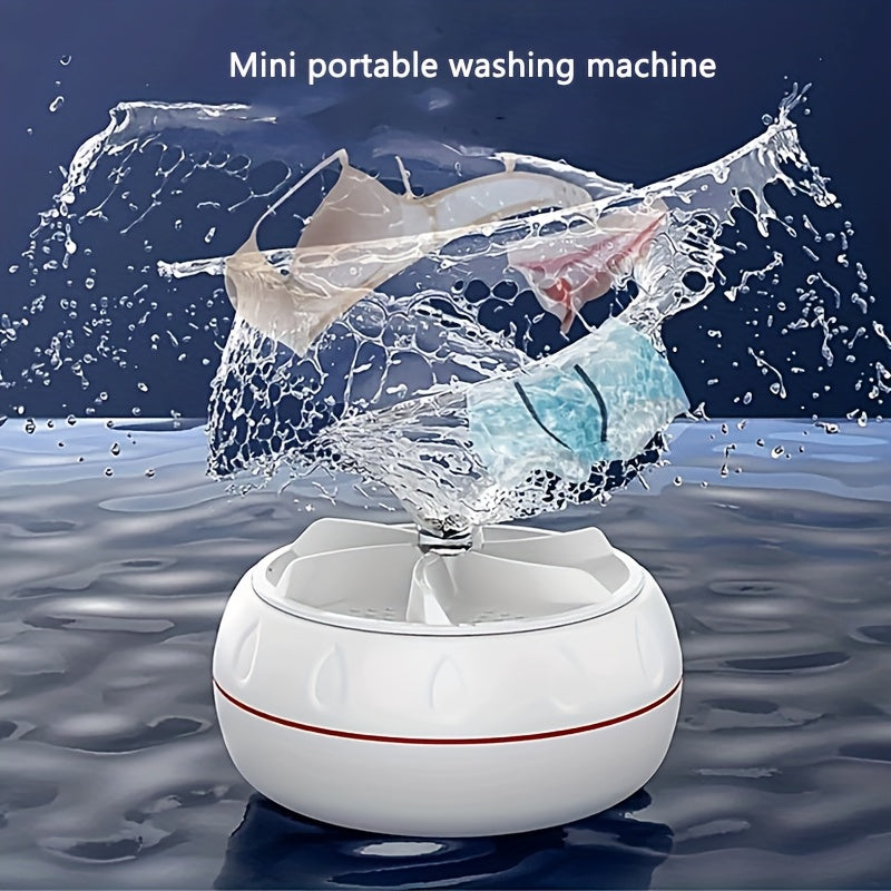 Mehmonxona/kvartira uchun USB ulanishli portativ mini kir yuvish mashinasi.