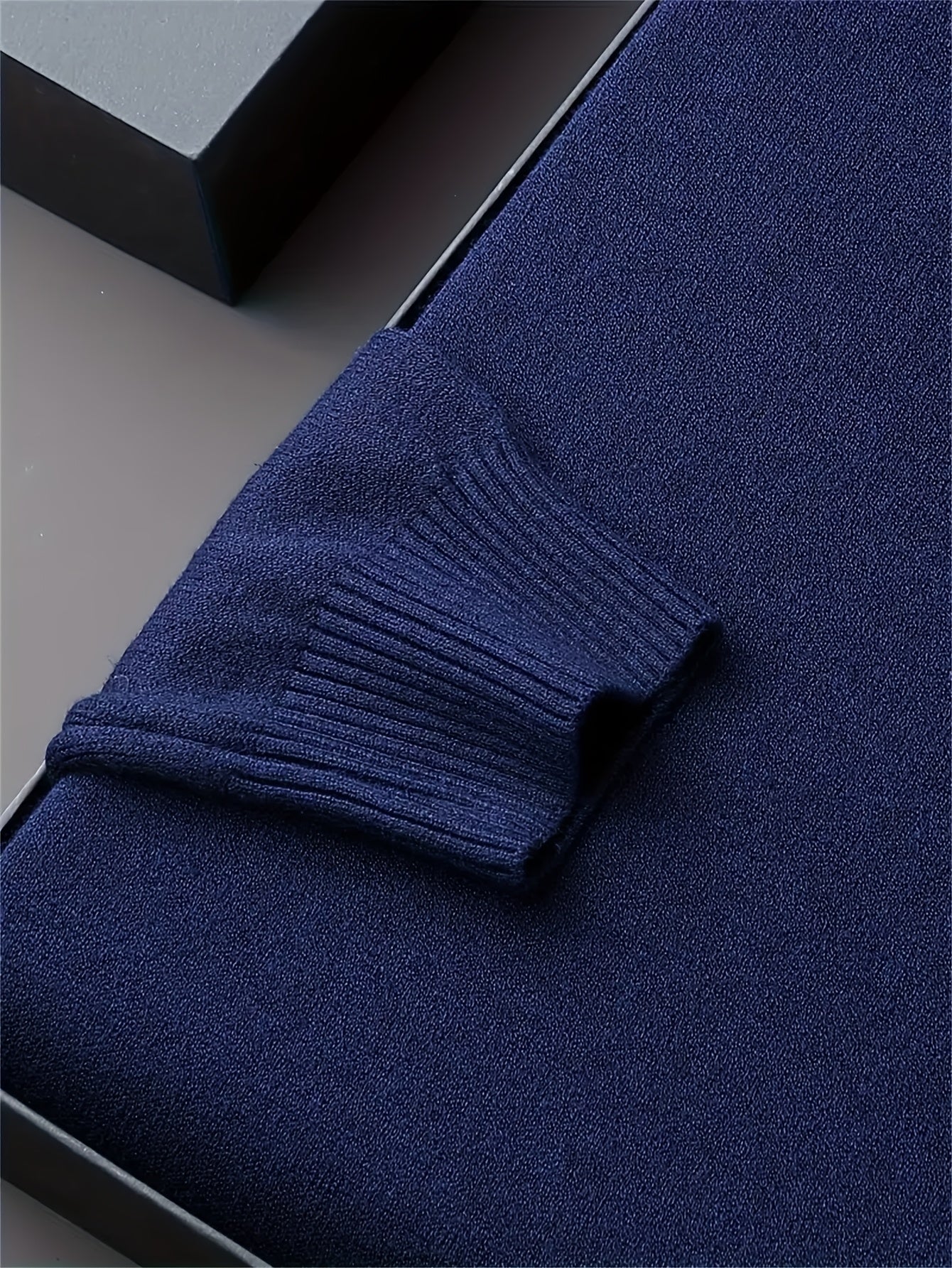 Men's Viscose Knit Crew Neck Sweater Long Sleeve Solid Casual Autumn Winter