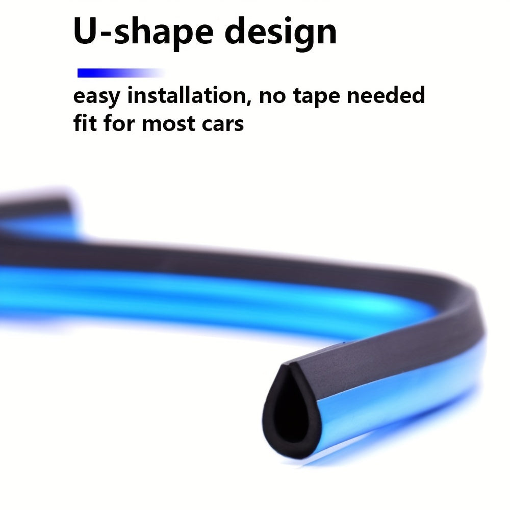 10 dona Avtomobil havo chiqishi bezatish chizig'i U-shakl plastmassa ichki bezak