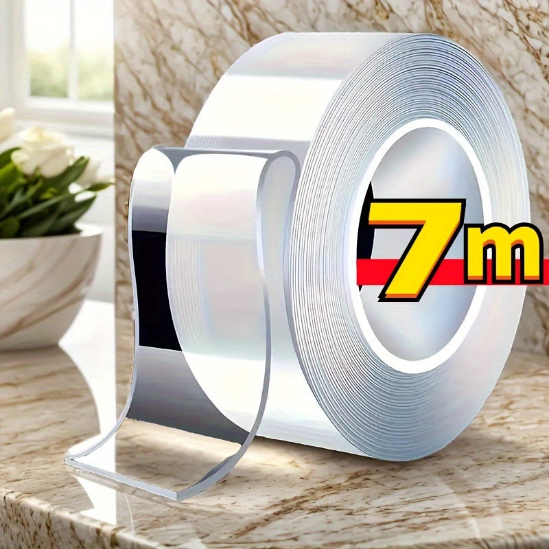 7m Waterproof Double-Sided Nano Tape Reusable Adhesive for All Surfaces