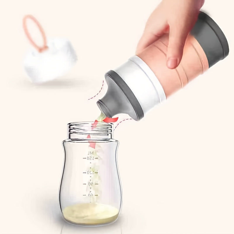 Baby Food Storage Container 4-Layer Portable Milk Powder Dispenser Travel Food Organizer