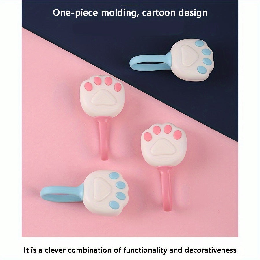 Cartoon Cat Paw Quilt Holder Anti-Slip Bedding Clips No Mark Adhesive for Duvet Covers