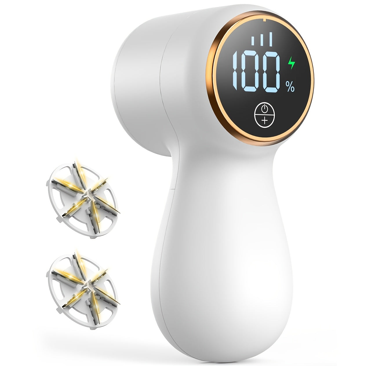 LED Display Sweater Shaver with Three-Level Control for Clothing and Fabric Care