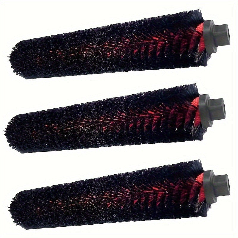 Set of 3 High-Speed Cleaning Brushes for Robotic Vacuum, Detachable and Washable Maintenance Accessories
