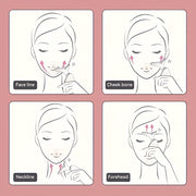 Electric Facial Massager for Women High-Frequency Vibration Neck and Face Skincare