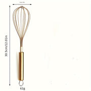 Stainless Steel Manual Whisk for Baking and Mixing, Durable and Easy to Use