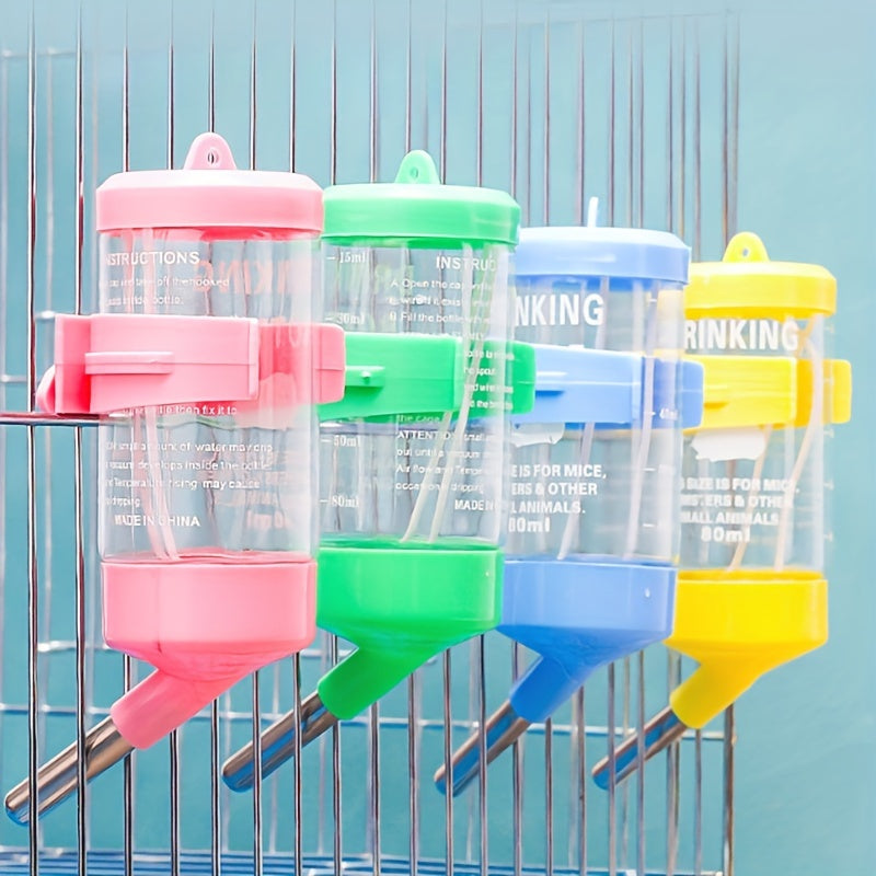 80ml Small Pet Water Dispenser for Hamsters Chinchillas and Rabbits