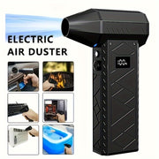 Electric Air Duster with 9 Nozzles USB Rechargeable 10000mAh Lithium Battery Dust Snow Removal
