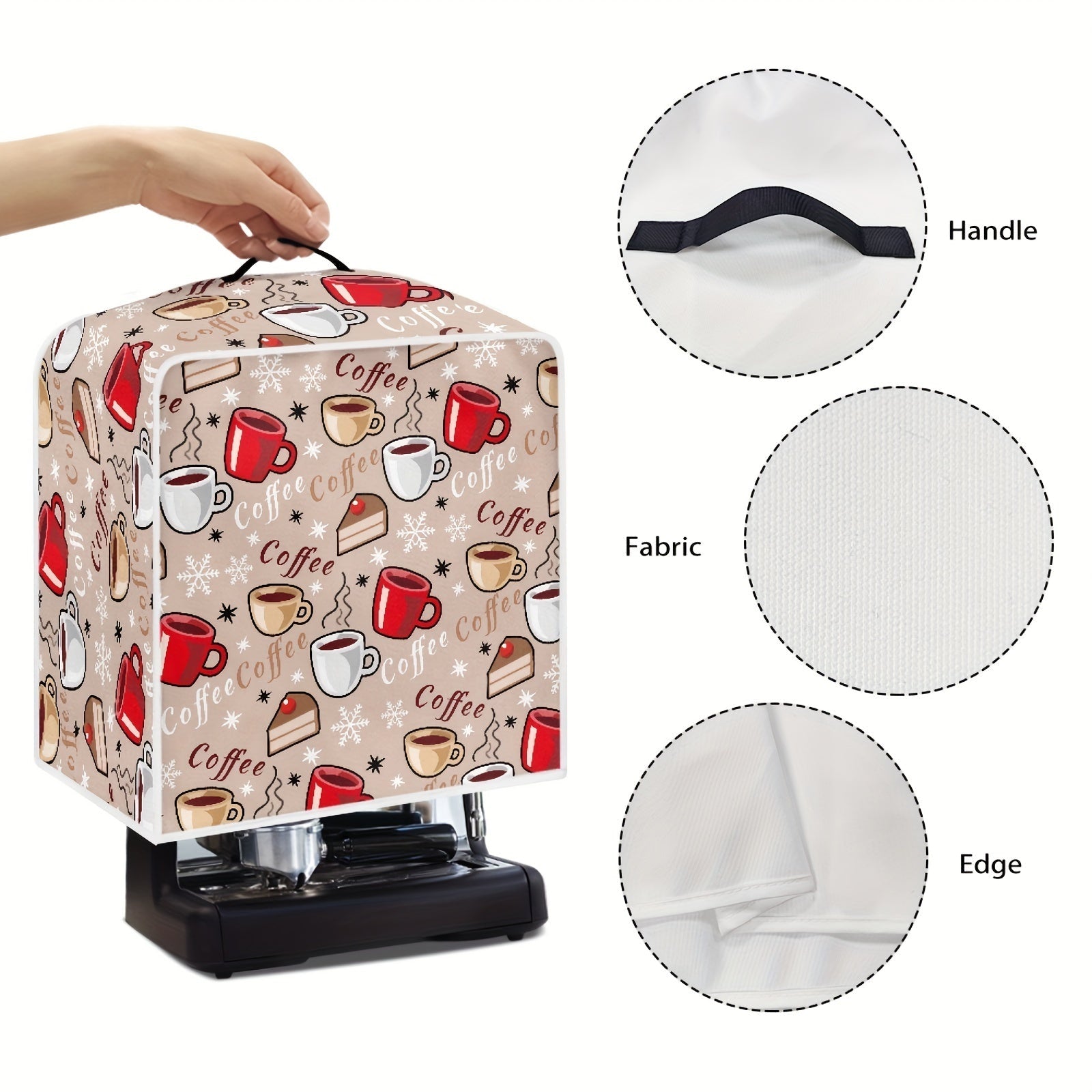 Coffee Machine and Stand Mixer Appliance Cover with Cartoon Prints