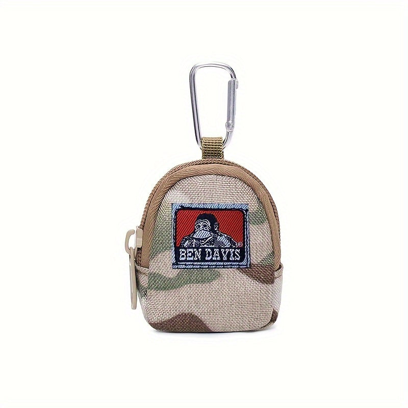 Gorilla Keychain Pouch with Carabiner Clip for Keys and Small Items