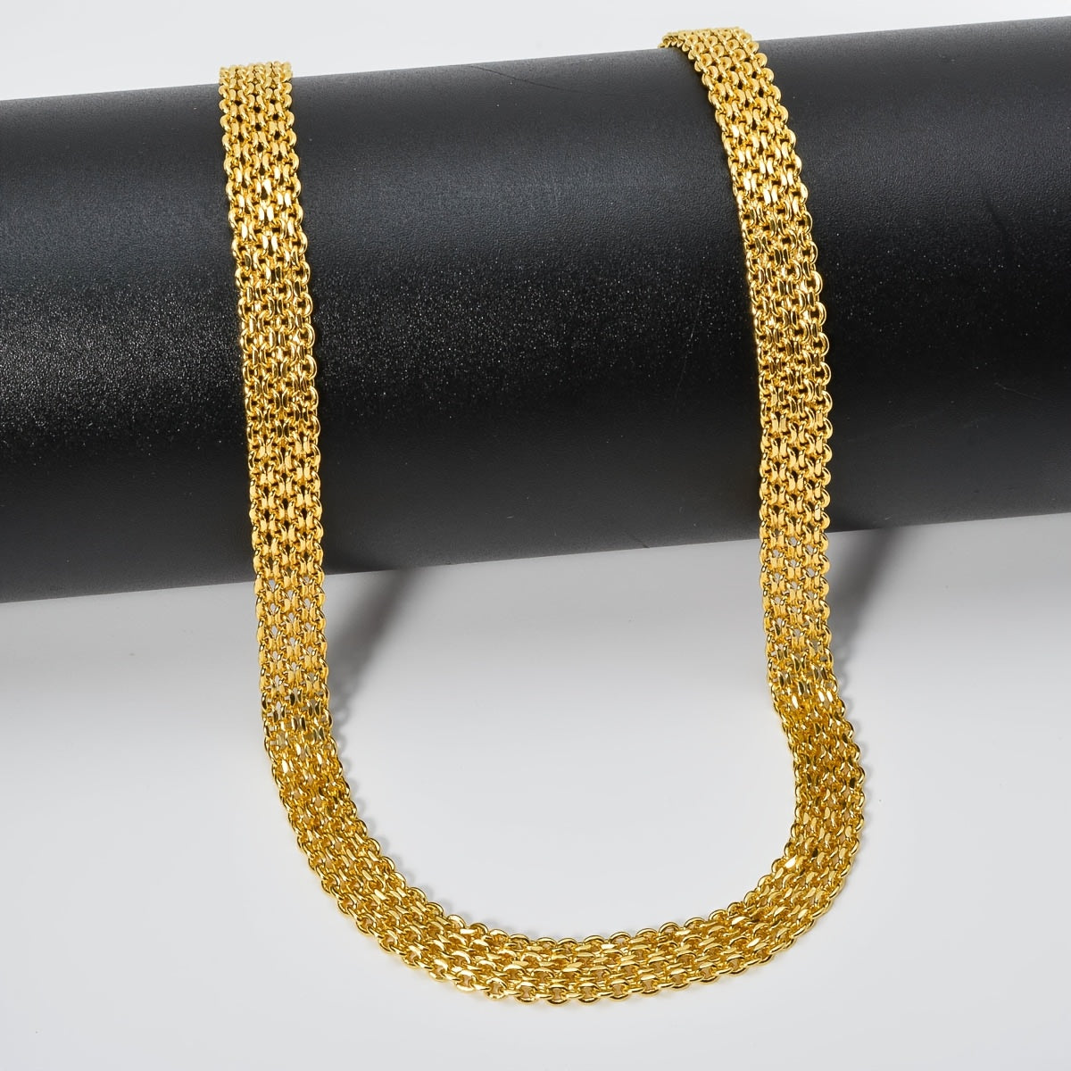 Diana Vintage Temir Zargarlik To'plami Elegan Ayollar Uchun - Porloq Keng Ulanish Zanjiri Bilaguzuk va Zanjir, To'ylar, Banketlar va Romantik Tadbirlar Uchun Mukammal