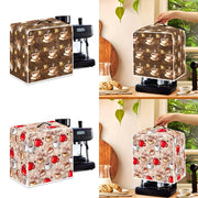 Coffee Machine and Stand Mixer Appliance Cover with Cartoon Prints