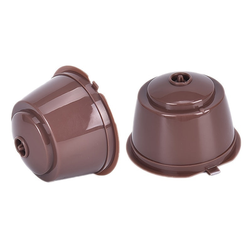 Set of 2 Coffee Capsule Pods Plastic Filters for Espresso Machines