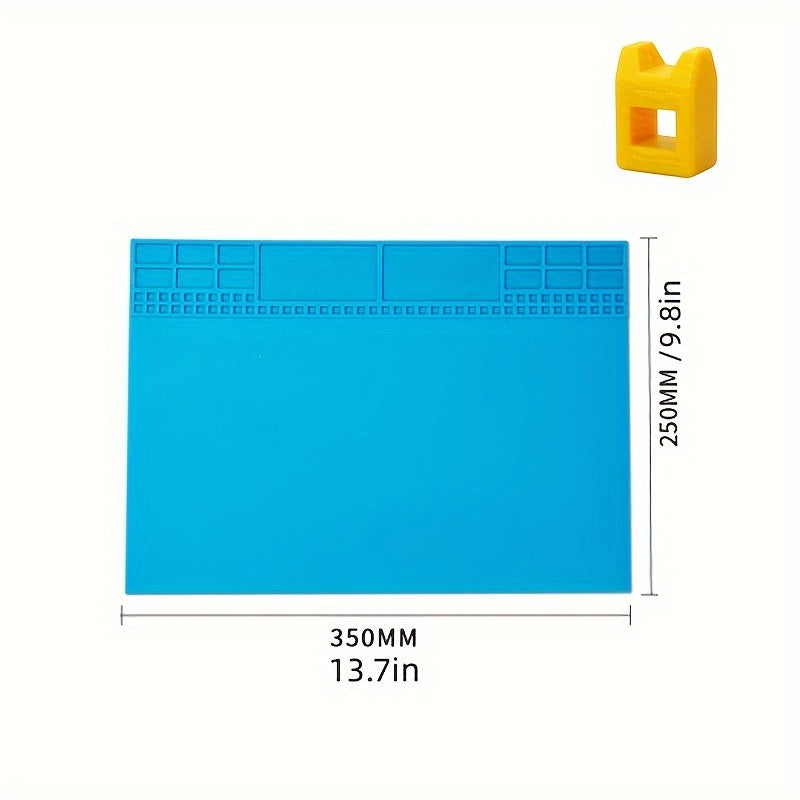 Silicone Repair Mat with Magnetic Tools for Mobile Phone and Computer Repair High-Temperature Welding