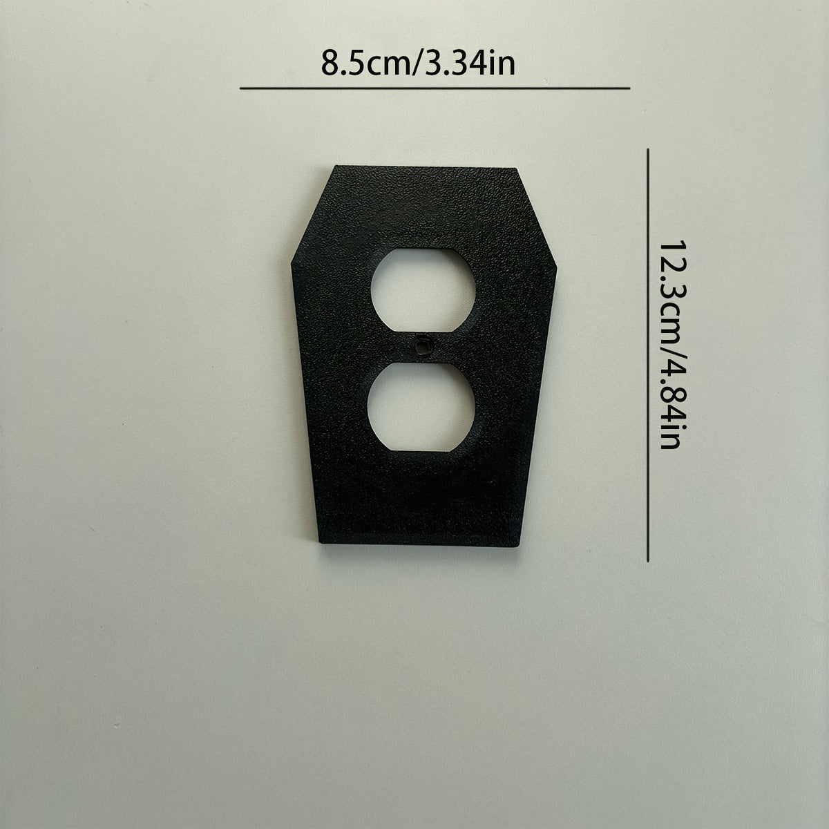 3D bosma gotik qabri devor plitasi qopqog'i, chiroq o'chirgich uchun, Xellouin uy bezaklari