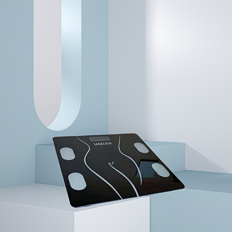 Vazn, tana yog'ini va umumiy sog'liqni o'lchash uchun aqlli skala.