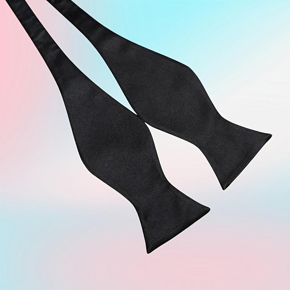 Erkaklar uchun o'z-o'zini bog'lash uchun bow tie, sozlanadigan, to'liq rangli rasmiy tuxedo aksessuari