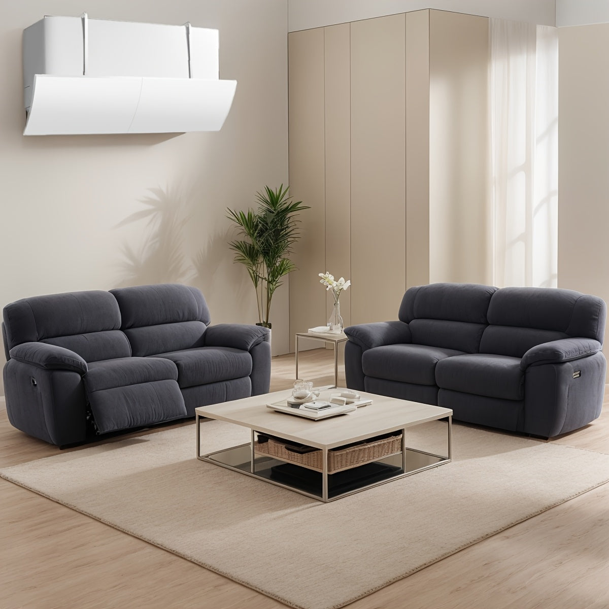 Drill-Free Air Conditioner Window Kit, Sleek Plastic Design, Easy Installation