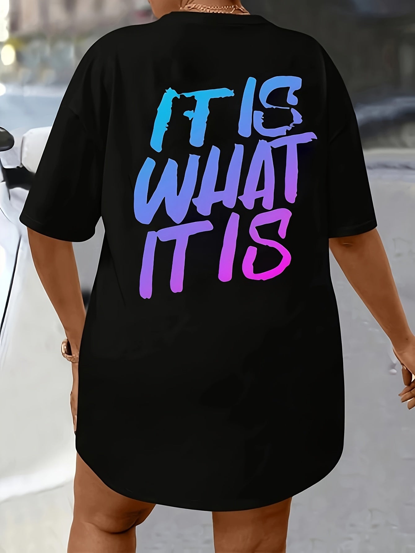 Women's Plus Size Graphic T-Shirt Short Sleeve Crew Neck Casual Streetwear