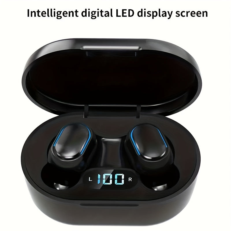 Simsiz sport quloqchinlar raqamli batareya ko'rsatkichi bilan, qayta zaryadlanadigan litiy-polimer, o'yinlar uchun nol kechikish, Type-C USB zaryadlash, yopiq quloq qismi, kondensator mikrofon. Mos keladi