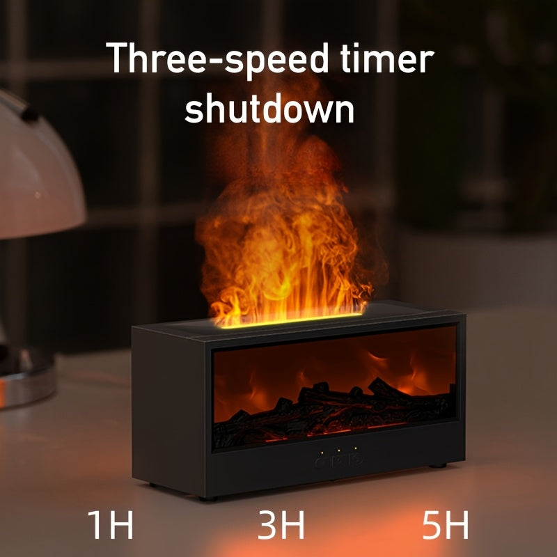 LED chiroqlari va masofadan boshqarish bilan 3-in-1 Elektrik Kamin Namlantiruvchi Diffuzor