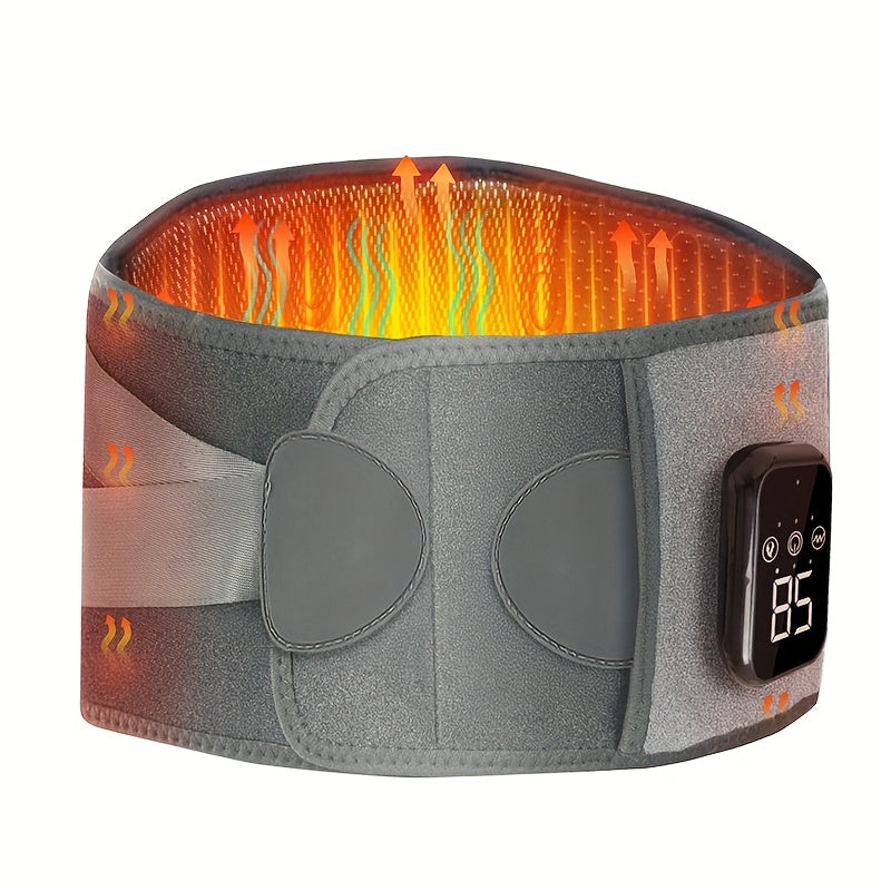 Беспроводной грелка с функциями массажа, перезаряжаемый аккумулятор для облегчения боли в спине, подходит для мужчин и женщин