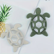 Cute Turtle Silicone Teething Toy for Babies BPA-Free Soothing Gums