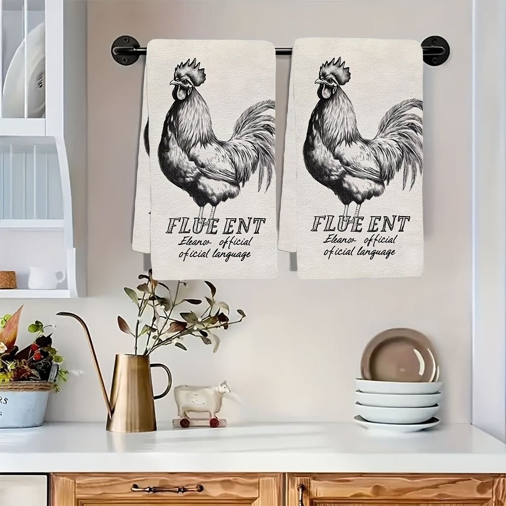 Набор кухонных полотенец Rooster 2 шт. ультра-мягкие впитывающие 16x24 дюймов