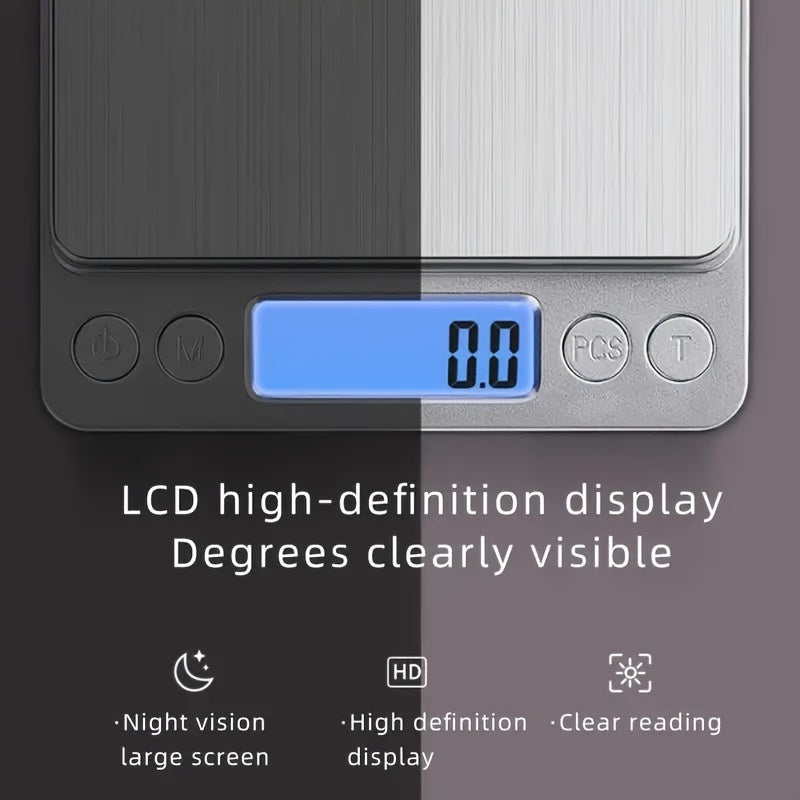 Digital Stainless Steel Kitchen Scale for Cooking Baking and Weight Loss Tracking