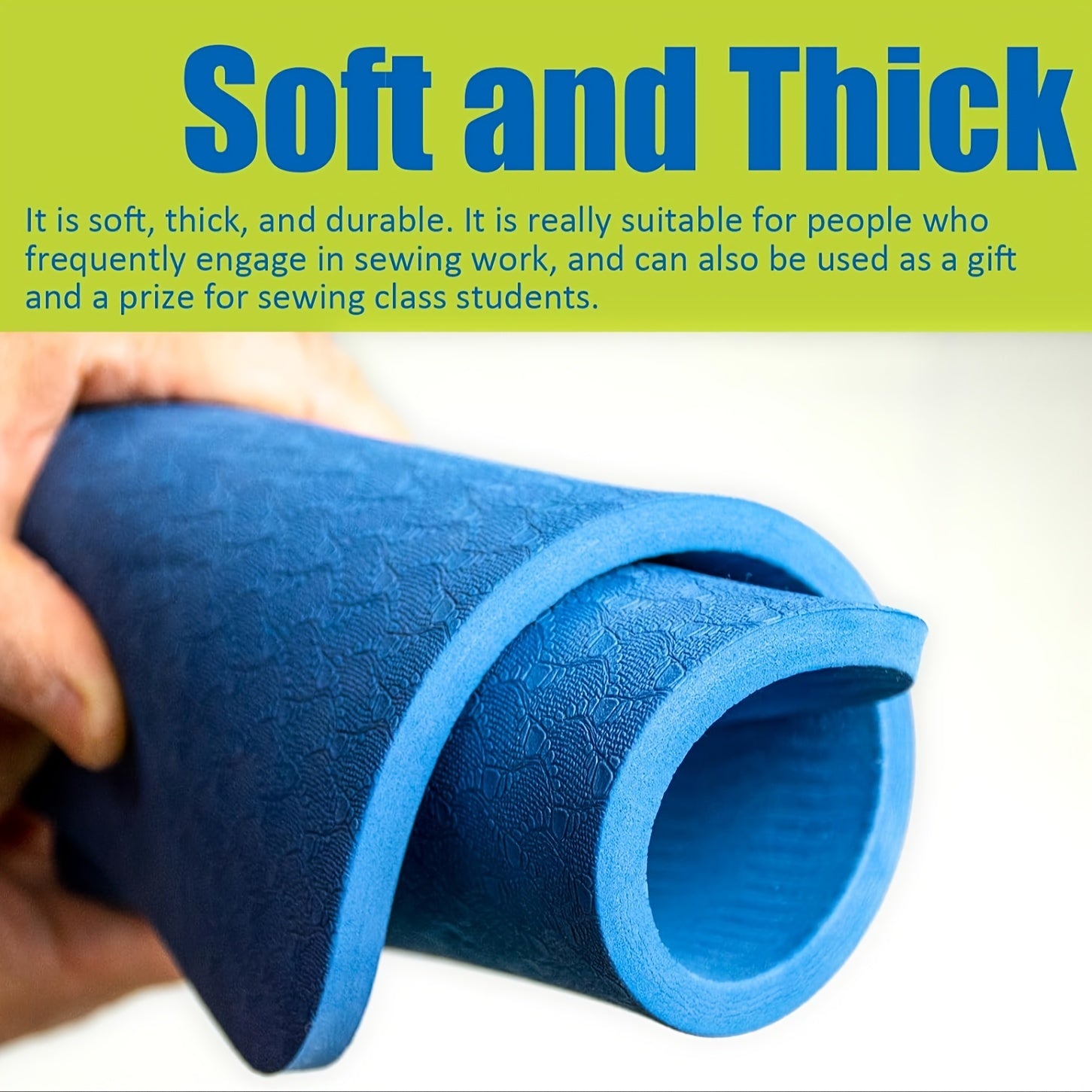 2 piezas de almohadillas silenciadoras para máquina de coser y alfombrilla para pedal azul púrpura, antideslizante, que reduce vibraciones