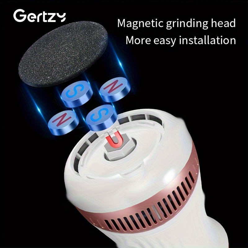 Электрическая педикюрная машинка с перезаряжаемым USB для удаления мозолей и огрубевшей кожи