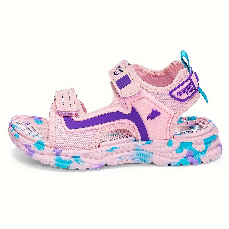 Girls Summer Sandals for Older Children with Soft EVA Soles and Slip-Resistant Design