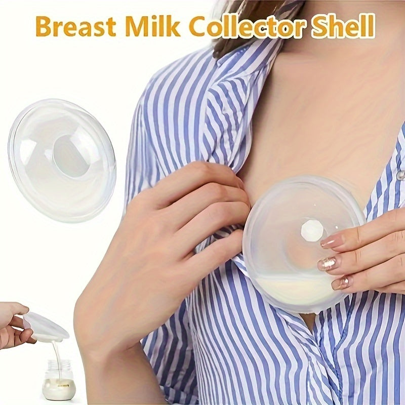 Portable Breastfeeding Accessories - 2 Anti-Spill Breast Pads for Milk Collection