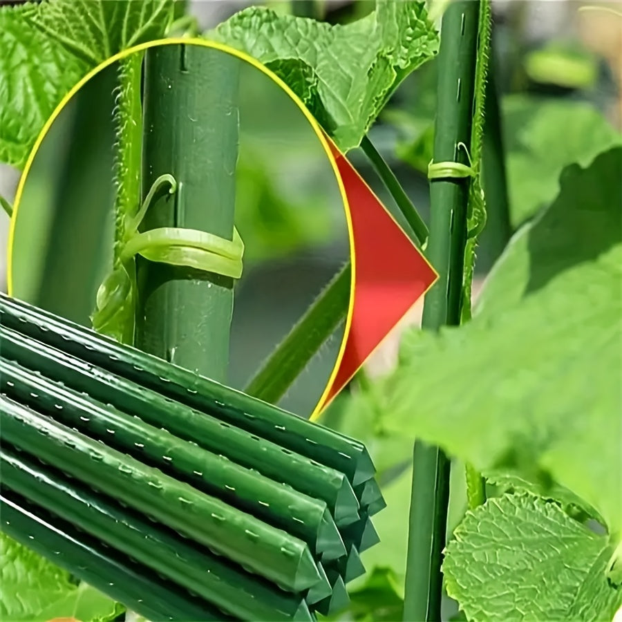 Набор из 27 опор для сада с металлическим сердечником, покрытым PET, для вьющихся растений, лоз и фруктов