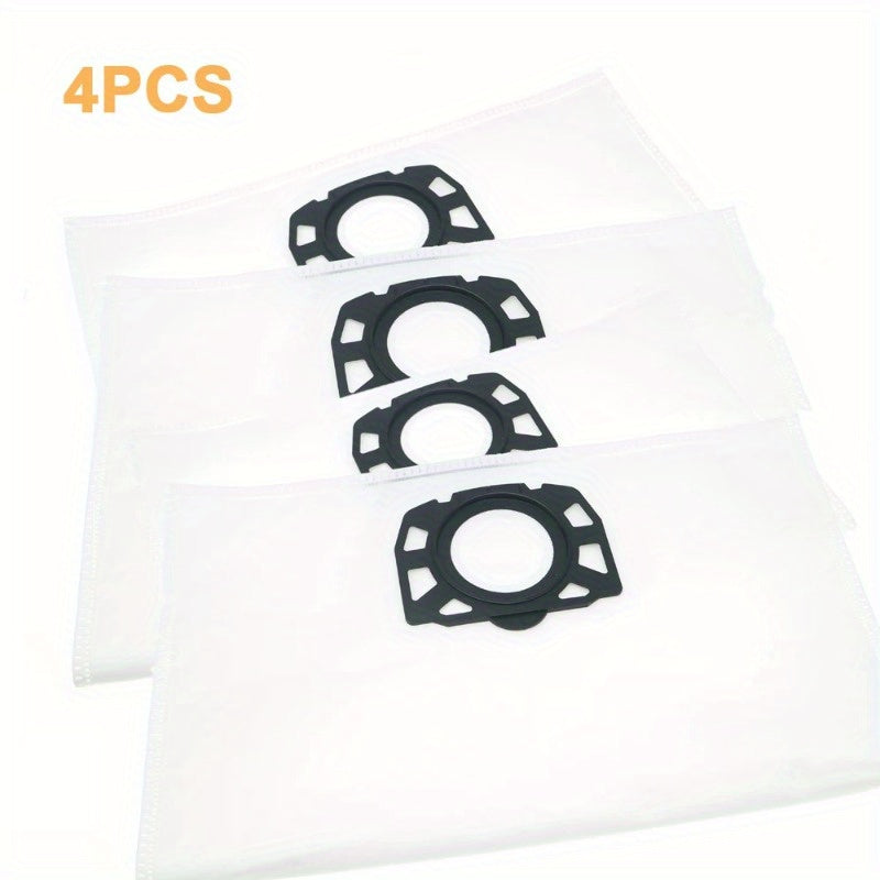 Replacement Vacuum Filter Bags for Wet Dry Cleaners Set of 4
