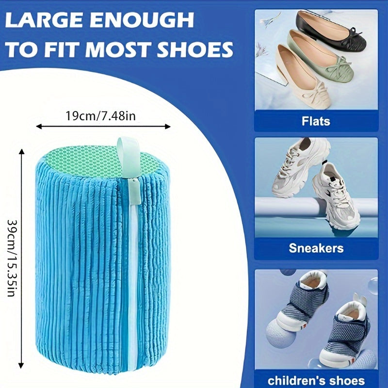 Reusable Zippered Laundry Bag for Shoes Sneakers and Trainers