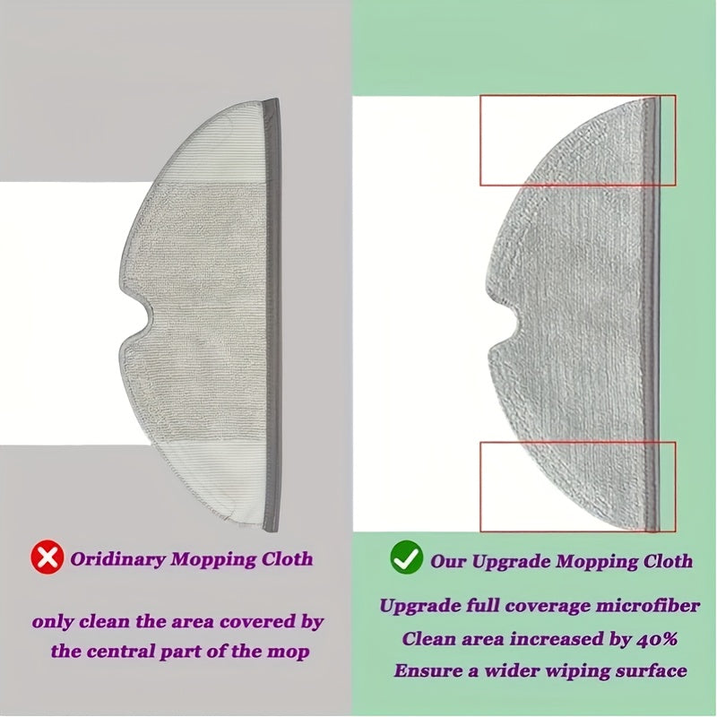 Robot Vacuum Side Brush and Mop Filter Replacement Pack for Roborock S5 Max S6 MaxV E4