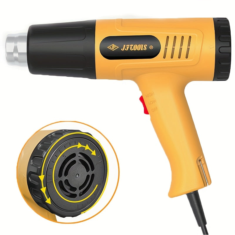 European 110V/220V Heat Gun with Adjustable Temperature and Fan Control