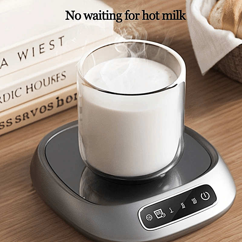 Touch Screen Heating Cup Mat USB Powered 3-Speed Temperature Control for Hot Drinks