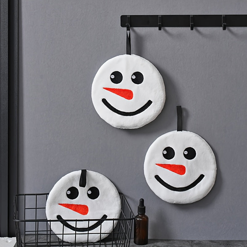 Coral Fleece osilib turgan sochiq, qorboncha o'ymakorligi bilan, tez quriydi, suvni yaxshi yutadi, oshxona va hammom uchun, Rojdestvo sovg'asi