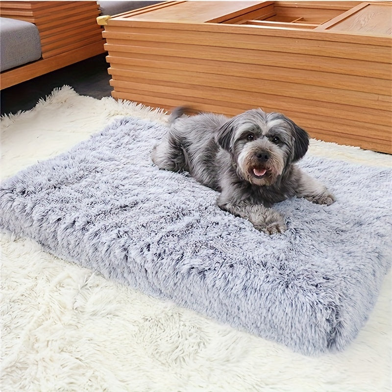 Soft Plush Dog Bed Waterproof Bottom Washable Anti-Slip Large Small Medium All Sizes