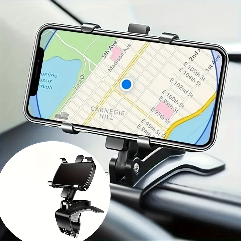 Soporte para teléfono de tablero giratorio de 360 grados, resistente al agua, material de PC