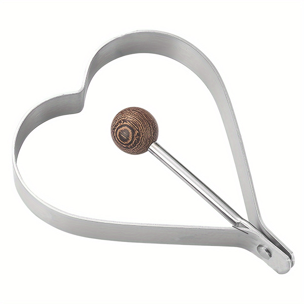 Stainless Steel Egg Rings Set with Heart and Star Shapes for Frying Eggs and Pancakes
