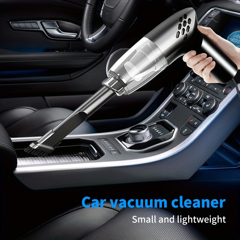 Kuchli vakuumli avtomobil, kuchli so'rish, chuqur tozalash imkoniyatlari va toza avtomobil uchun portativ 12V ishlash.